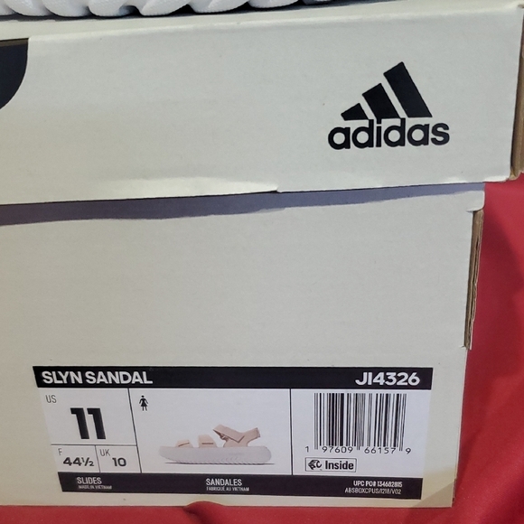 Adidas Slyn Pink Platform Sandals with Adjustable Straps - Picture 2 of 9